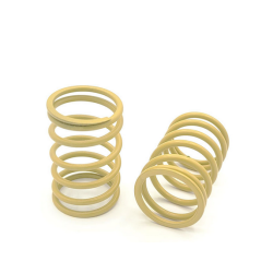 Kit 2 ressorts amortisseur voiture rc 1/5 Genius XR4.22 - PROGESSIVE - GOLD