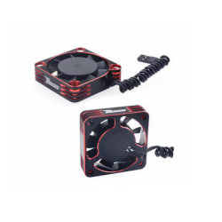 Koelingfan 40X40X10 mm ROCKET 16.000 t/min - ZWART / ROOD