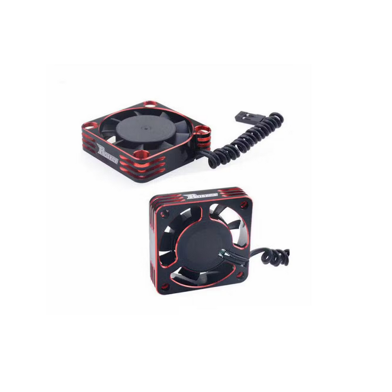 Koelingfan 40X40X10 mm ROCKET 16.000 t/min - ZWART / ROOD