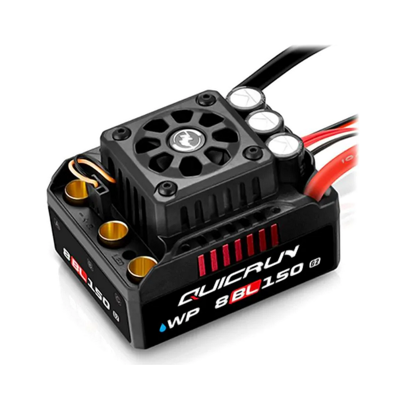 Variator ESC HOBBYWING Hobbywing Hobbywing QuicRun WP8BL150 G2 Brushless ESC 150A 3-6s, voiture rc 1/8 à vendre belgique france