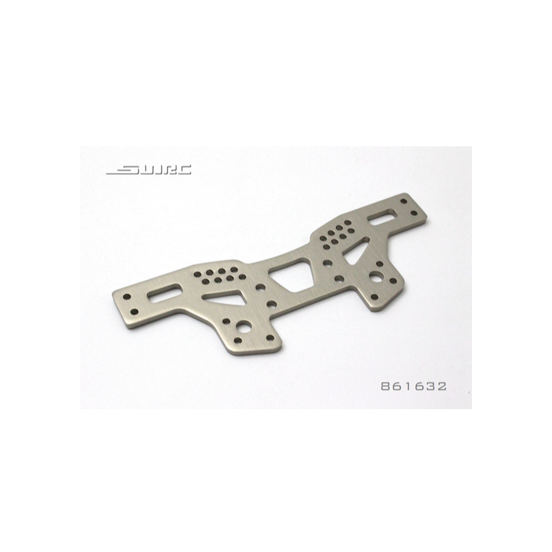 ACHTERTOREN shockdempers steun ALUMINIUM 3mm frame rc auto SNRC GT 1/8 S86E PRO - GREY