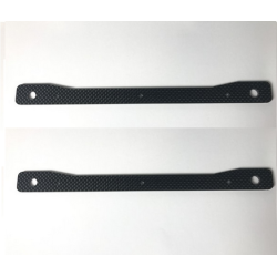 Set 2 carrosserie steunen CARBONE rc auto Genius 1/5 XR4