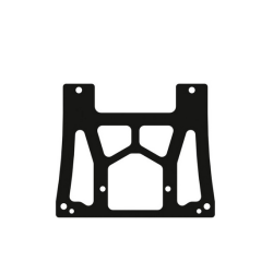 Plaque support échappement voiture rc Genius 1/5 XR4 PLUS - OPTION CARBONE