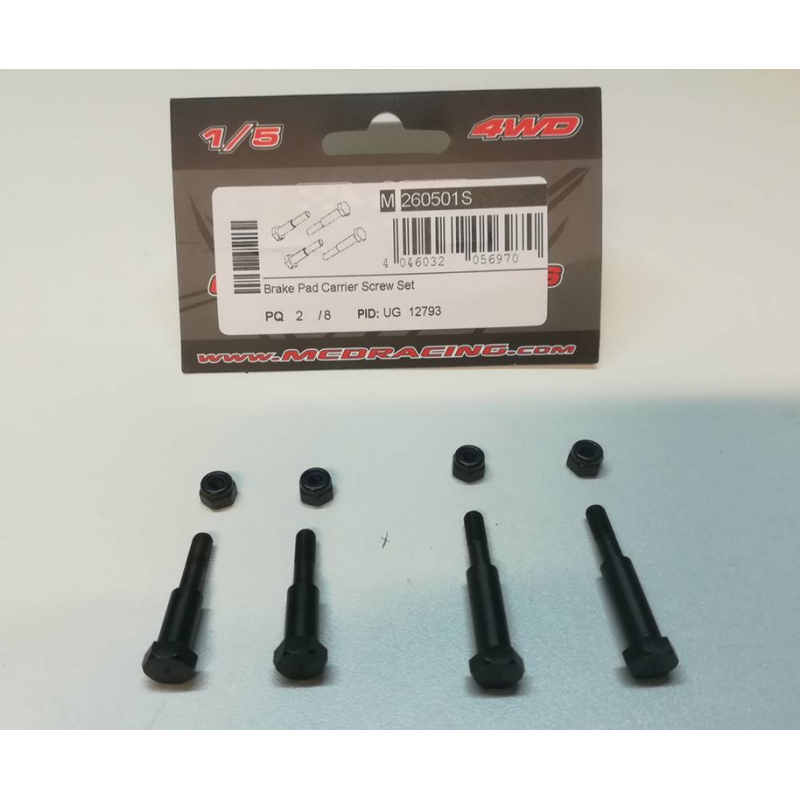 Kit vis/axes plaquettes frein simple et double disques voiture MCD XR5