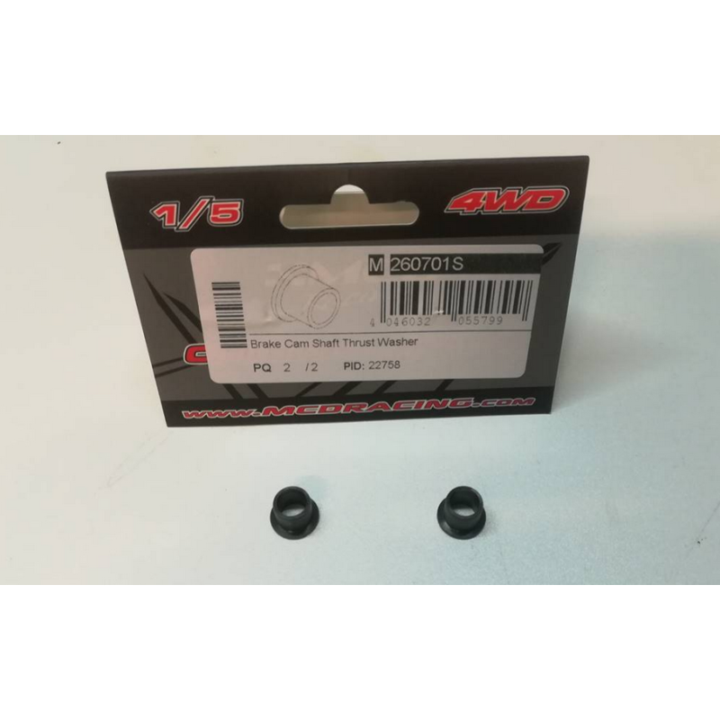 Set 2 staal tussenschoten voor remnokken MCD XR5 rc auto