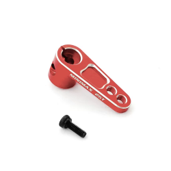 Palonnier bras de servo SHORT - 25T - ROUGE - Futaba, HRC, Powerstar