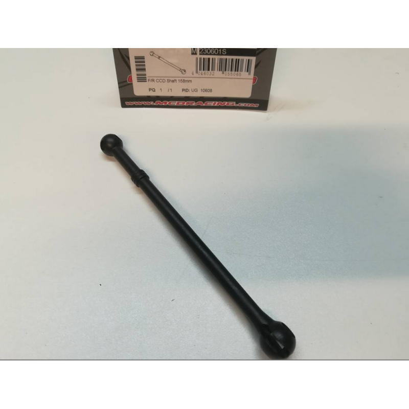 Cardan 158mm ZIJTRANSMISSIE VOORAAN OF ACHTERAAN rc auto 2306 MCD XR5