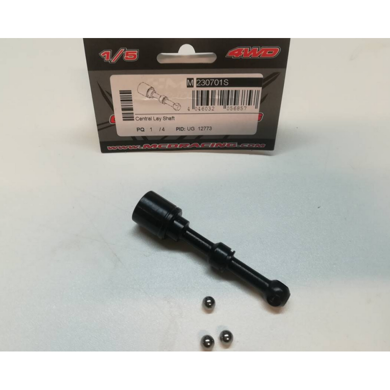 Tussencardan CENTRALE TRANSMISSIE  rc auto MCD XR5