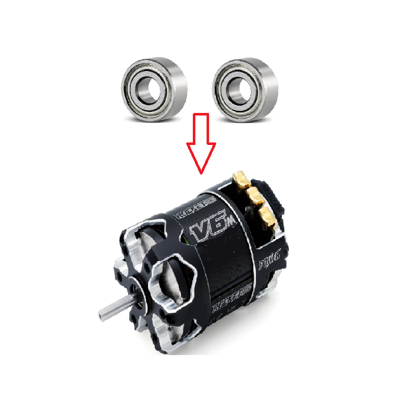 Kit 2 roulements révision moteur Rocket RC Surpass Hobby Brushless V6M