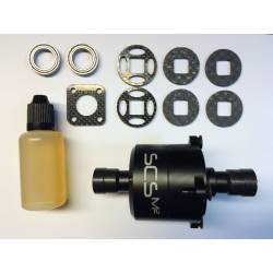 Différentiel POWERLOCK BLACK EDITION SCS M2 voiture rc 1/5 TC Genius, Mecatech