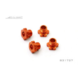 Set 4 wielschroevent 17mm rc auto SNRC GT 1/8 S86E PRO - ORANJE te koop belgie nederland