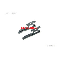 Supports centraux transmission voiture SNRC 1/10 R3 - ROUGE
