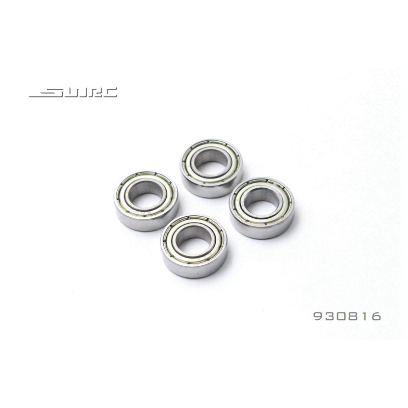 Set 4 lagers 8X16X4 mm  rc auto SNRC GT 1/8 S86E