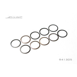 Kit rondelles entretoises sortie de différentiel voiture rc GT 1/8 SNRC S86E-PRO