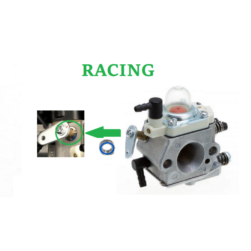Carburateur Walbro WT990 moteur Zenoah monté sur roulement