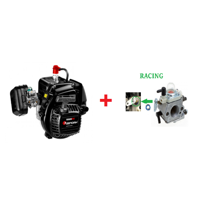 moteur zenoah g320 mcd et carburateur walbro WT1107 belgique france modélisme