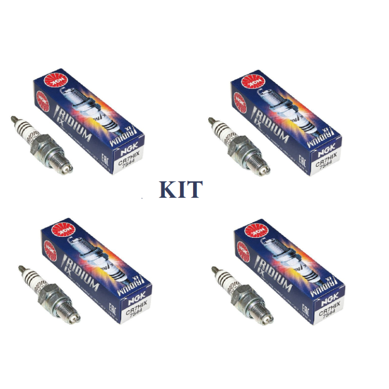 Kit 4 bougies CR7HIX moteurs Zenoah G230 à G320