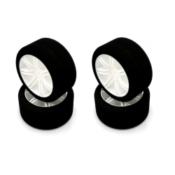 Set 4  schuimbanden ACHTERAAN 40° + VOORAAN 37° - RC Auto 1/10 - HOT RACE