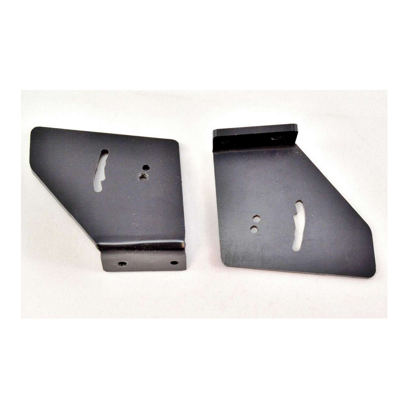 Kit 2 supports PLASTIC pour aileron arrière ALUMINIUM 240mm voiture rc 1/5 Genius XR4, Mecatech - NOIR