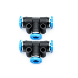 Kit 2 raccords rapides en "T" durite frein Ø 4mm voiture rc Genius XR4