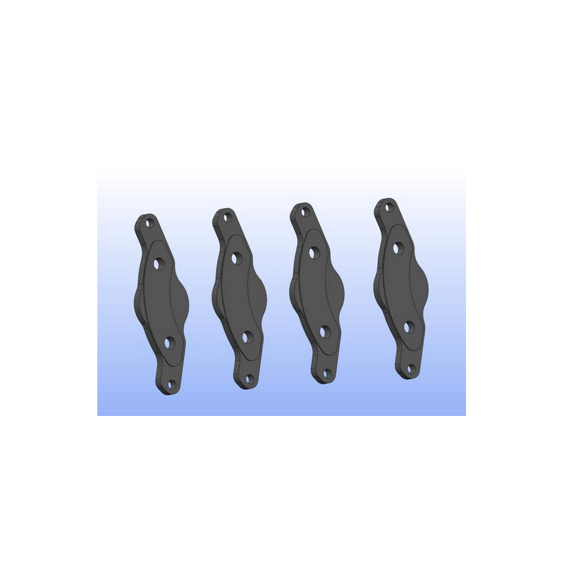 plaquettes de frein ACIER MONOBLOC voiture rc Genius 1/5 XR4