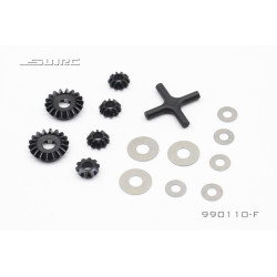 Kit planétaires pour différentiel voiture RC SNRC R3 1/10 - OPTION METAL