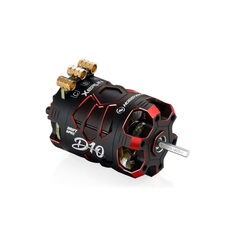 Moteur Hobbywing Xerun D10 13.5T Brushless voiture RC 1/10 Drift