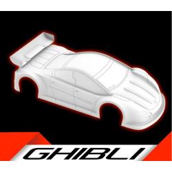 Carrosserie voiture RC 1/10 GHIBLI 2.0 - 0.7mm - A peindre