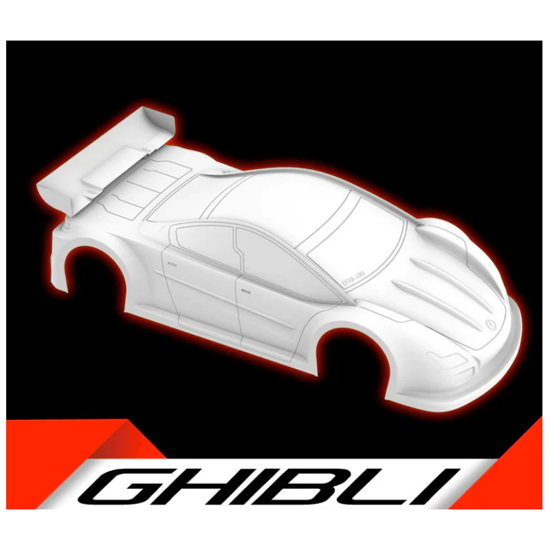 Carrosserie voiture RC 1/10 GHIBLI 2.0 - 0.7mm - A peindre