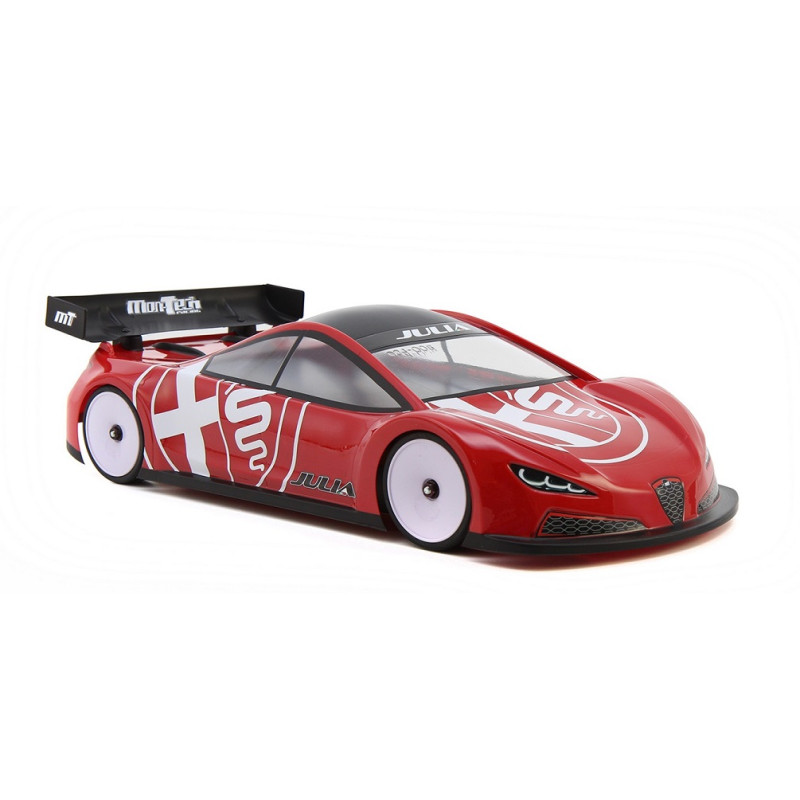 Carrosserie JULIA MONTECHRACING auto 1/10 -  STANDARD - Te spuiten te koop modelbouw rc winkel