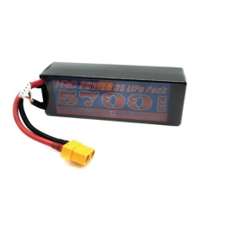 LIPO accu Batterij - LiPo 3S - 11.1V 5700mAh 70C - Hard Case - XT 90 te koop belgie rc winkel