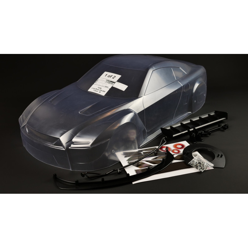 Body NISSAN GT R35 SKYLINE rc auto 1/5 Genius XR4, Mecatech - 1,5mm Lexan