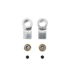 Set 2 uniballs ALUMINIUM M6 RECHT  - KORT- RC auto 1/5 Genius XR4