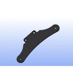 Support inférieur de parechoc avant voiture rc 1/5 Genius XR4 - Option CARBONE