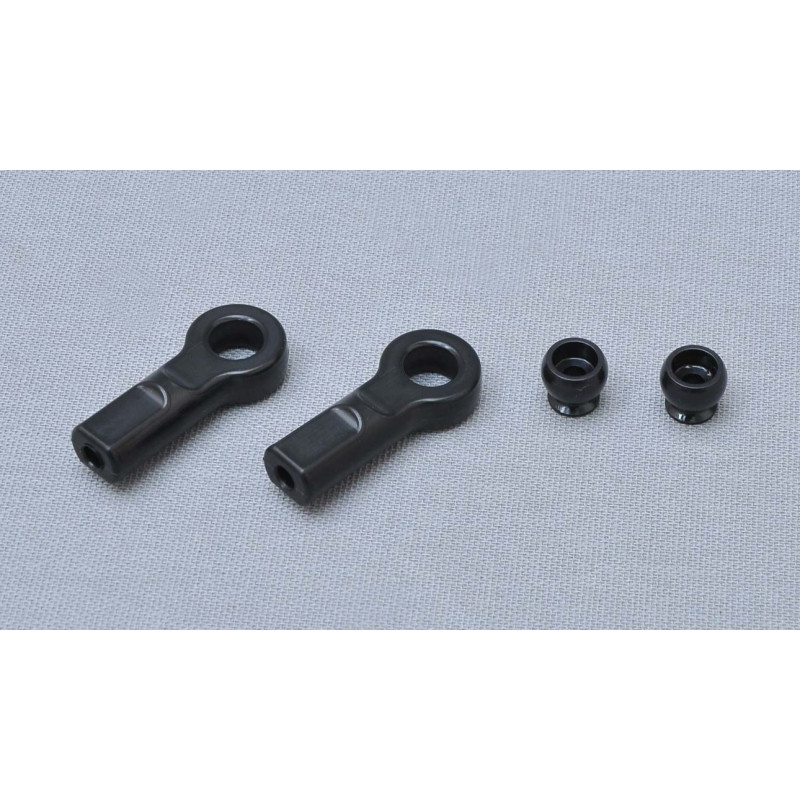 Kit 2 chapes biellette entre palonnier servo et pivot platine servo gaz / frein  voiture RC MCD XR5