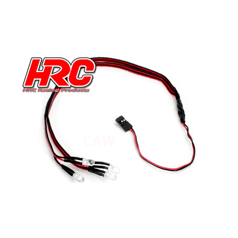 Kit éclairage LED voiture rc drift - 4 feux magasin rc belgique