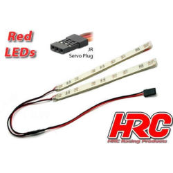 Kit éclairage bas de caisse ou rétro éclairage habitacle voiture rc Drift - ROUGE magasin modélisme belgique