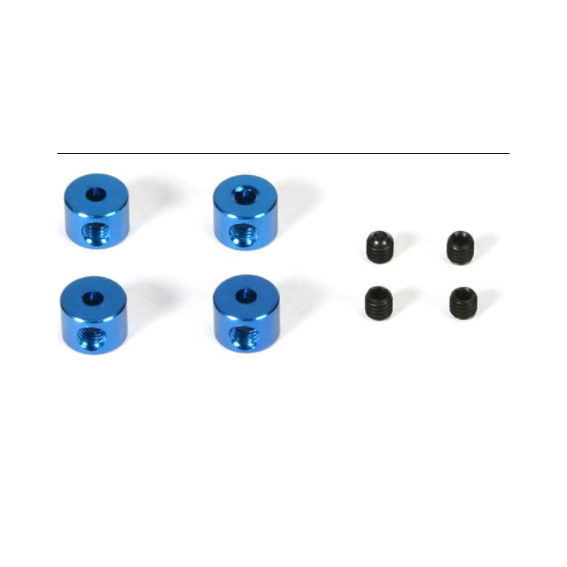 Kit fins de course/butée commande RC - BLEU à vendre magasin modélisme belgique france