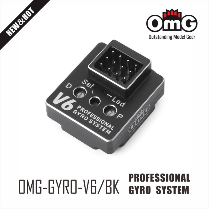 Gyroscope V6 OMG voiture rc drit - NOIR
