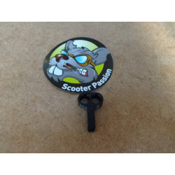 Support passage durite essence sur carter moteur Zenoah voiture Genius Mecatech - DOUBLE