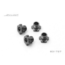 Set 4 wielbogrmoeren 17mm rc auto SNRC GT 1/8 S86E PRO - GREY