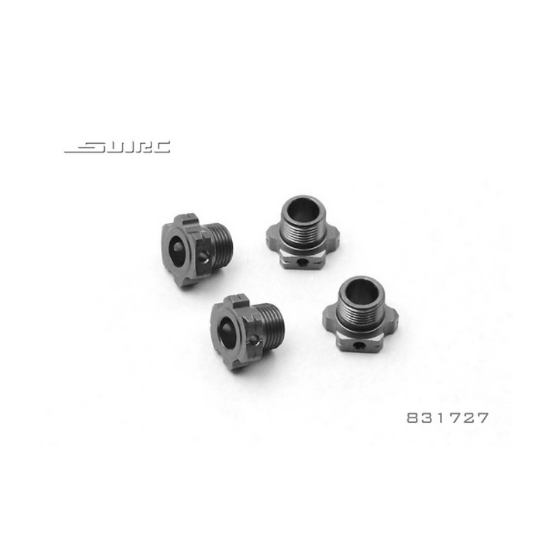 Kit 4 contre-écrous de roue 17mm voiture rc SNRC GT 1/8 S86E PRO - GRIS