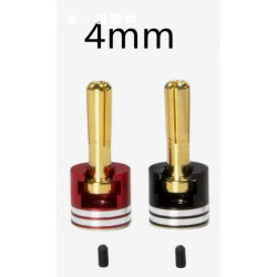 Stekkers plug CNC DELUXE batterie Lipo - Ø 4mm rc winkel belgie