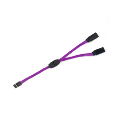 Câble servo Y Futaba/JR - 15cm - OMG VIOLET à vendre magasin modélisme rc belgique france