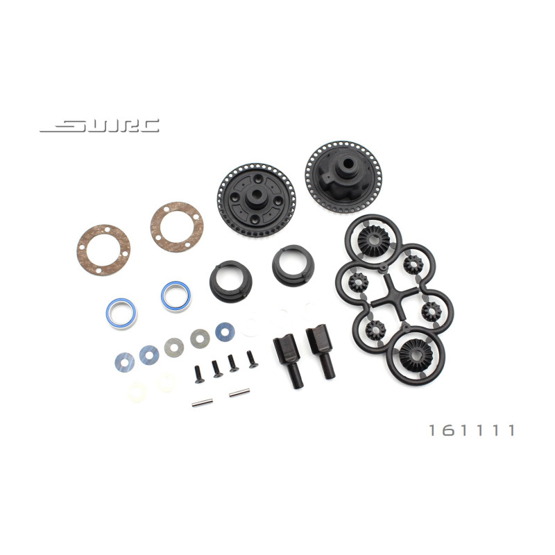 Kit différentiel ARRIERE + prises de force voitures RC SNRC R3 G et C - PLASTIC à vendre magasin modélisme france belgique