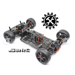 OPTION MONTAGE + REGEGLAGE Voiture RC 1/8 SNRC GT S86E PRO magasin modélisme belgique liege piste