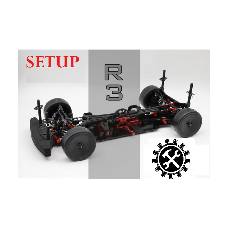 OPTION MONTAGE + REGLAGE Voiture RC SNRC R3 1/10 magasin rc belgique