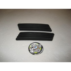ZWARTS deksel voor zijpanelen Lambretta  GP/DL