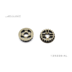 poulie aluminium transmission voiture rc 1/10 snrc R3 125226 AL