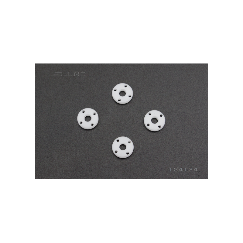 Kit 4 pistons Ø11mm amortisseur voitures RC 1/10 SNRC - 4 TROUS